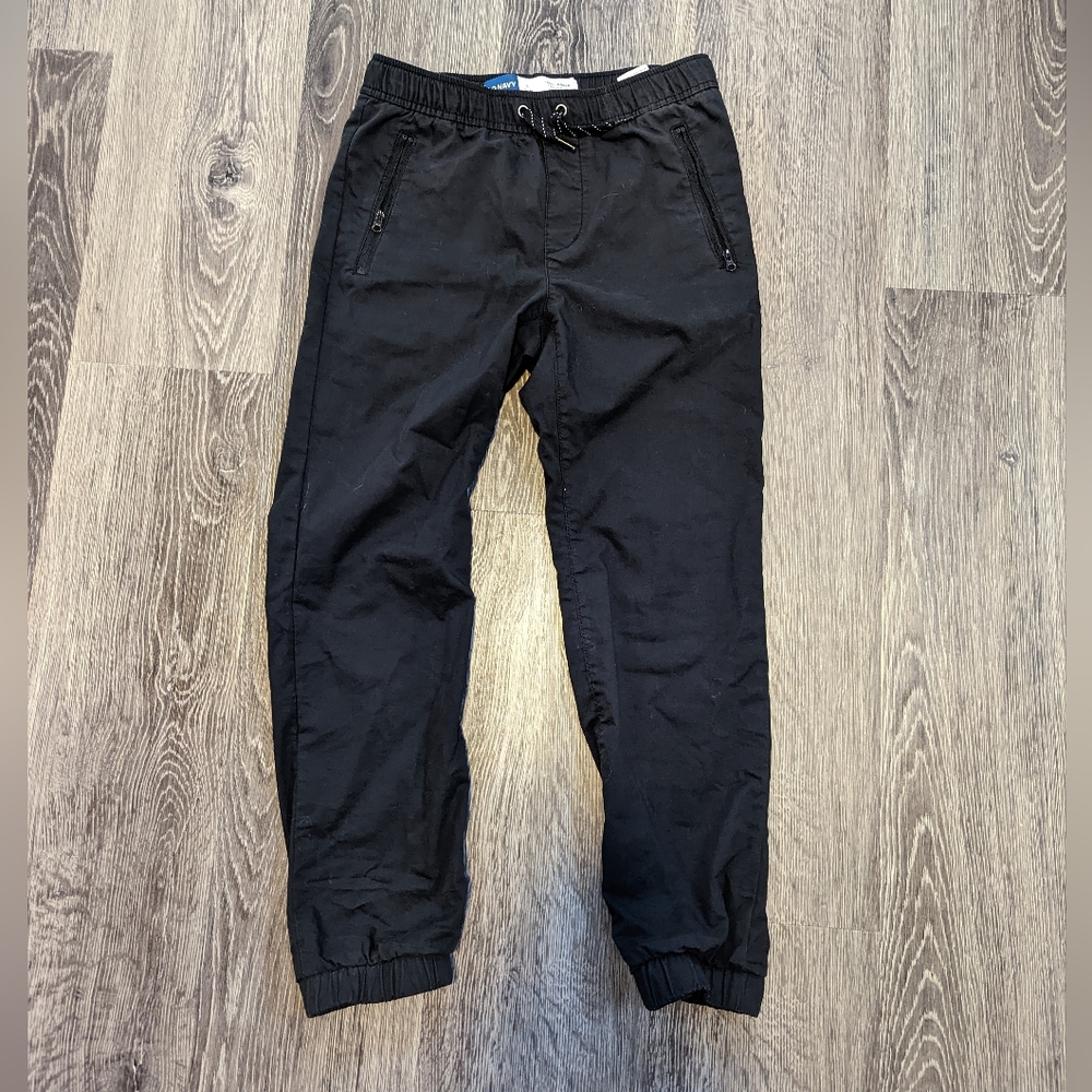Old Navy Boys Tech Jogger - Large 10-12 - Black